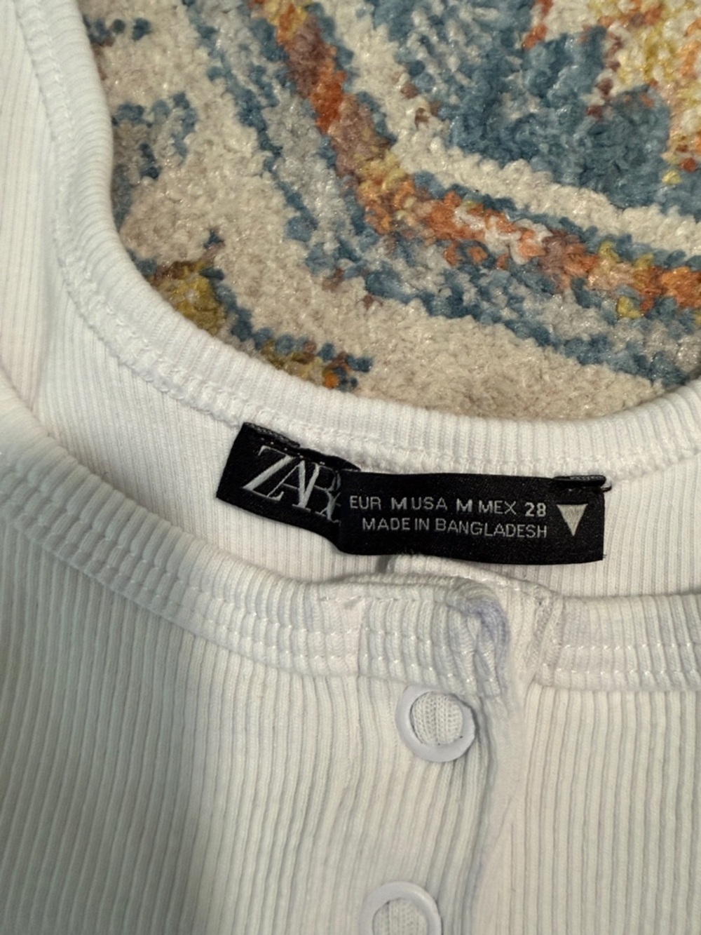 Zara White Ribbed Tank Mini Dress - Picture 2 of 4